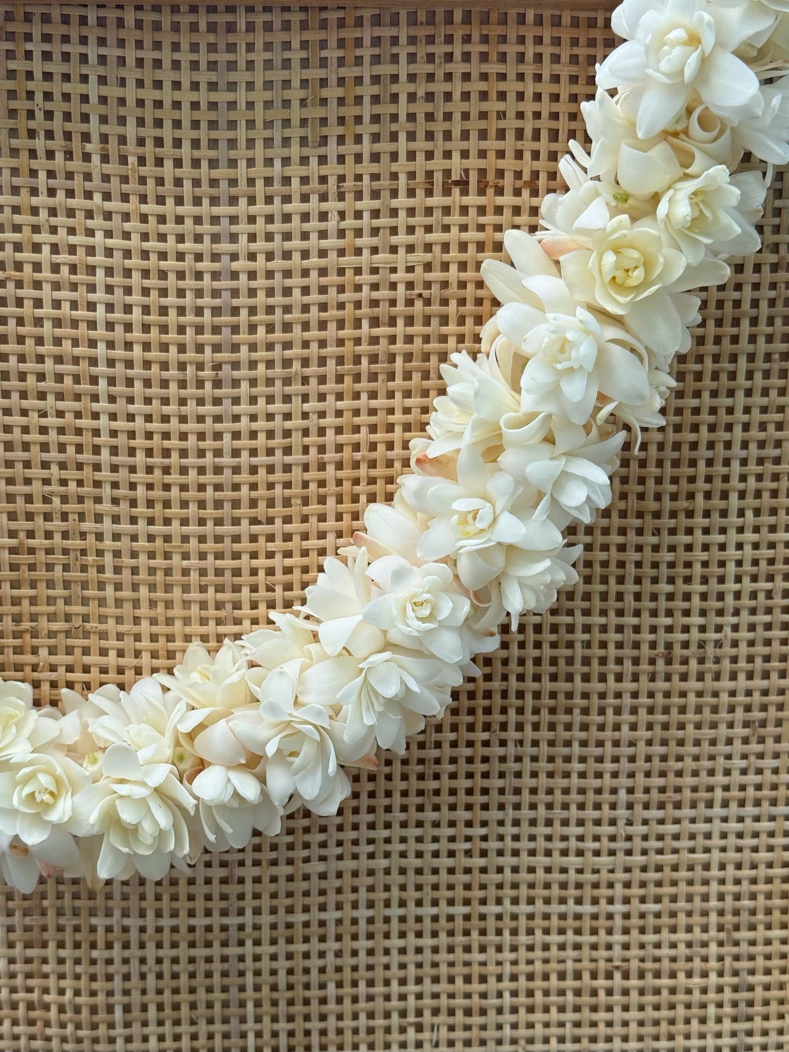 Double Tuberose Lei